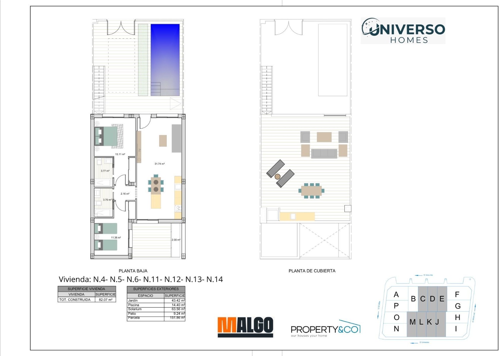 Plano de la propiedad