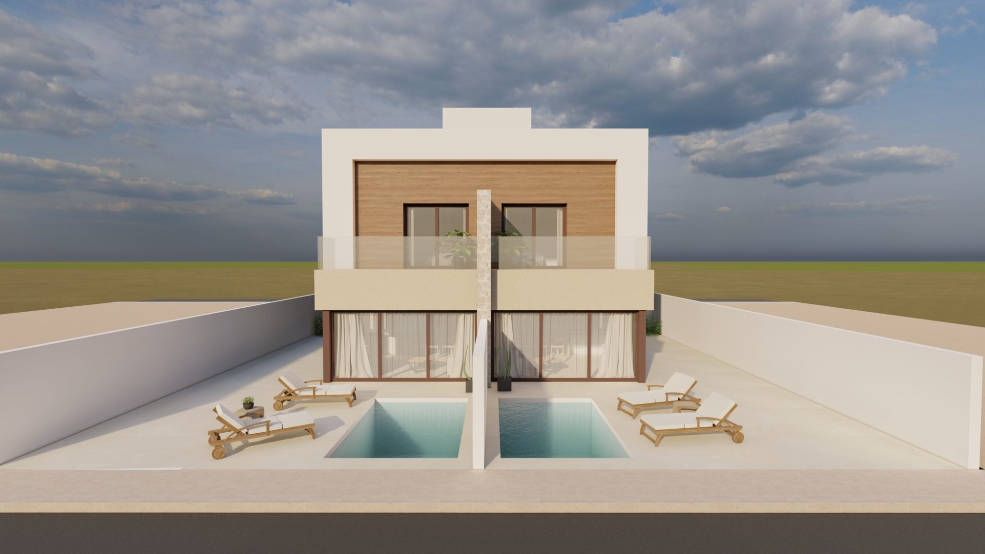 Pareado · Obra nueva - Santiago de la Ribera · Murcia · España
