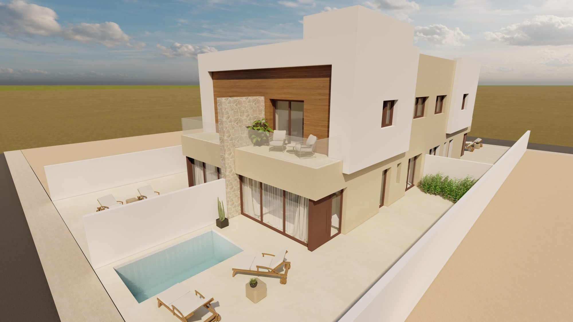 Pareado · Obra nueva - Santiago de la Ribera · Murcia · España