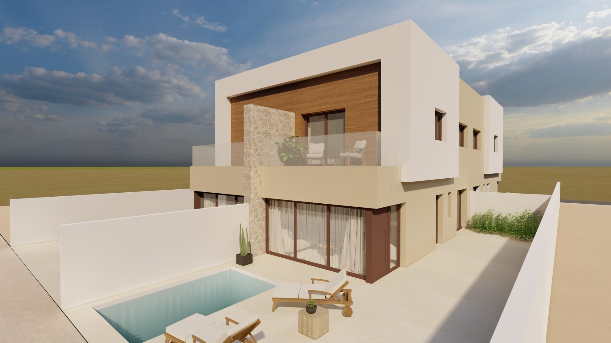 Pareado · Obra nueva - Santiago de la Ribera · Murcia · España